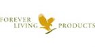 Logo mit goldener Adlergrafik und Schriftzug Forever Living Products