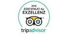 Tripadvisor Zertifikat für Exzellenz Logo
