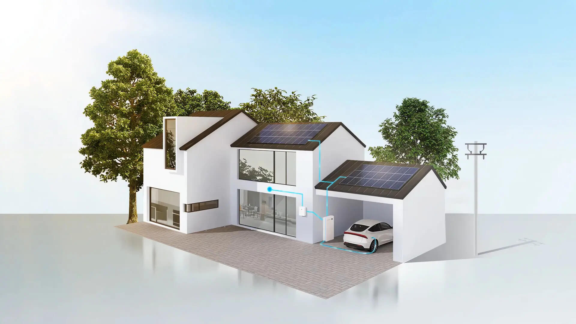 Photovoltaikanlage mit Solarmodulen als Symbol für nachhaltige Energie in Österreich